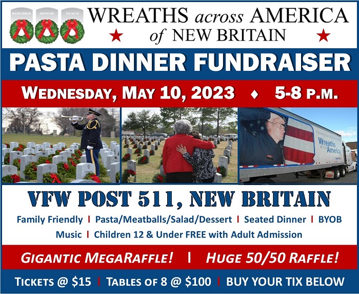 Wreath Across America Pasta Dinner Fundraiser