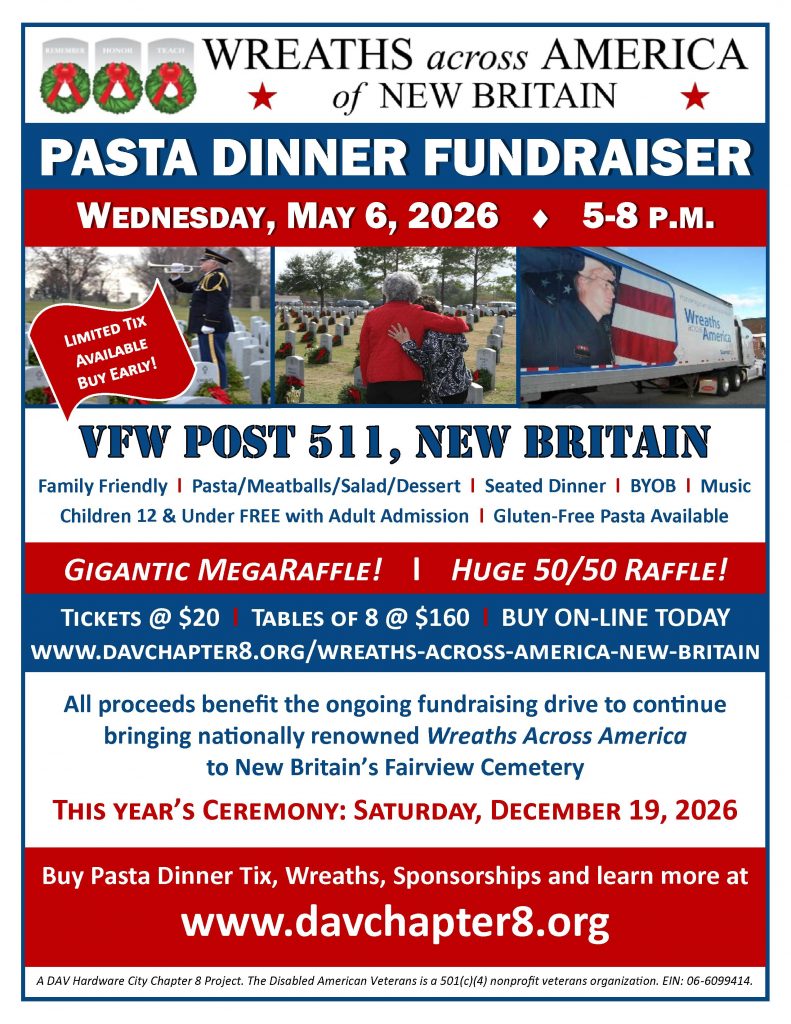 Wreath Across America Pasta Dinner Fundraiser